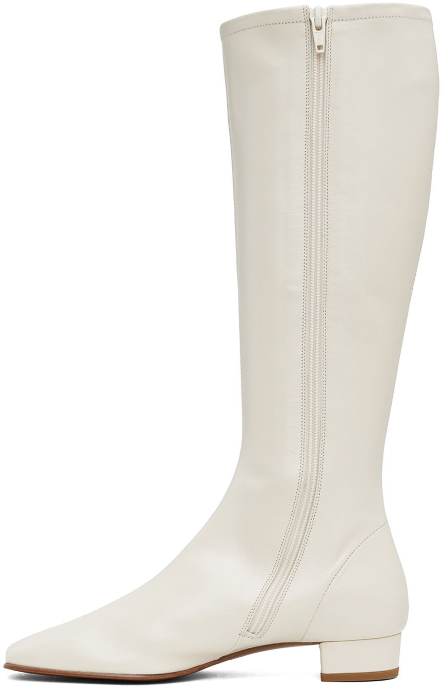 Leather Knee-High Boots