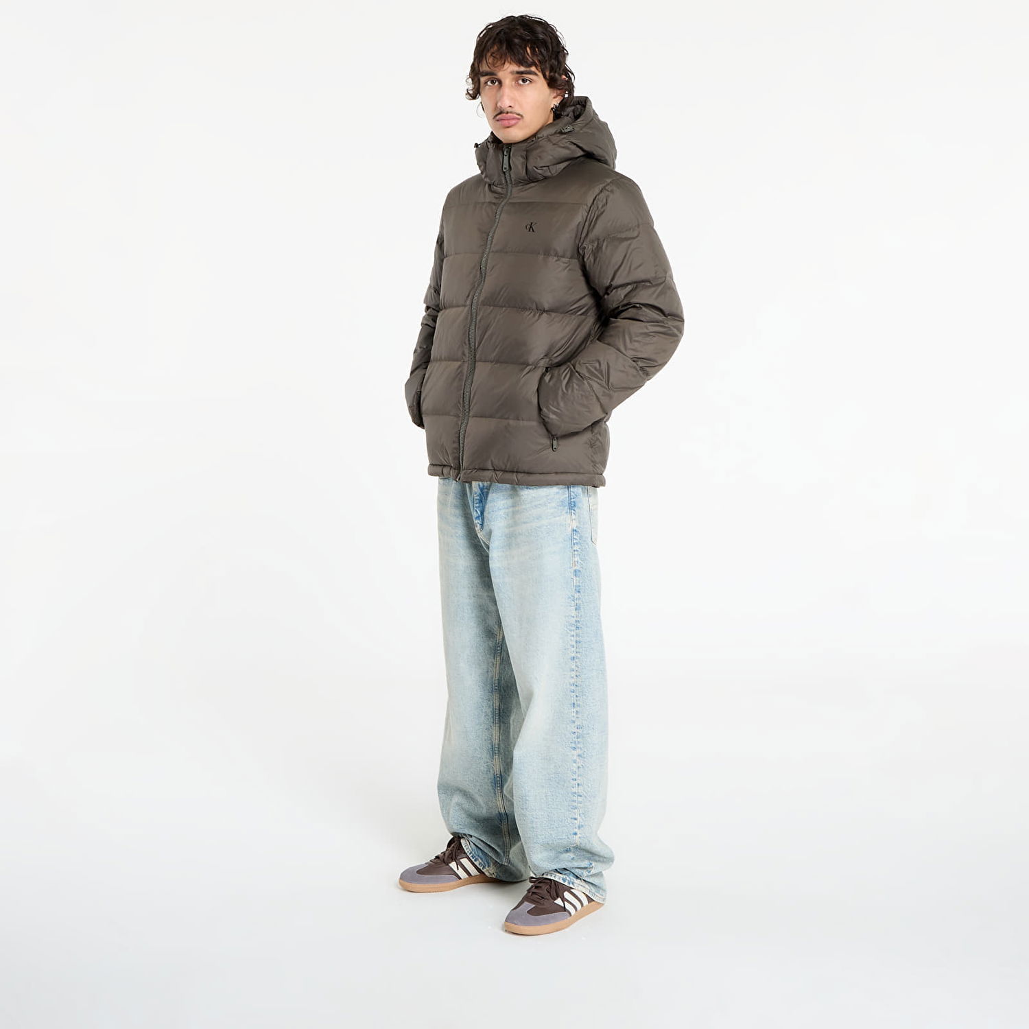 Bunda CALVIN KLEIN Calvin Klein Jeans Zip Off Hooded Nylon Jacket Zelené | LV04RC518G PAR, 1