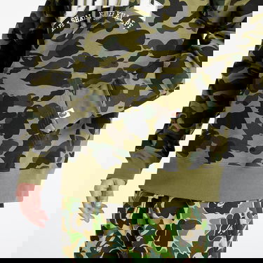 Mikina BAPE Camo Pullover Hoodie Zelené | 001PPK801008M GRN, 1