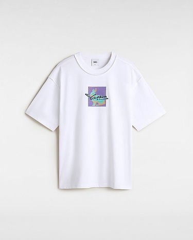 Tričko Vans Premium Down The Rabbit Hole T-Shirt, Size L Biela | VN000MF8WHT, 0