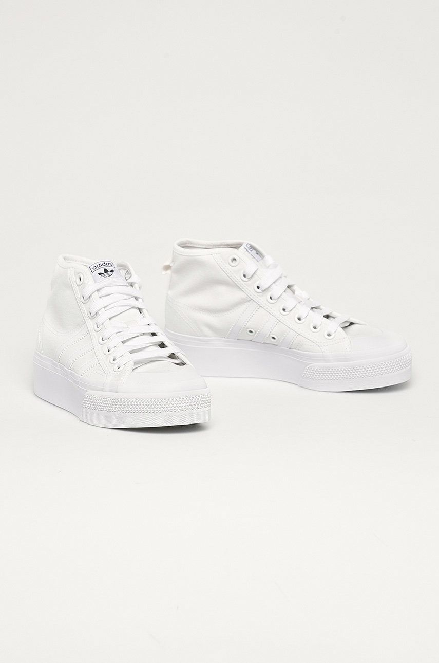 Tenisky a topánky adidas Originals Nizza Platform Mid Biela | FY2782, 1