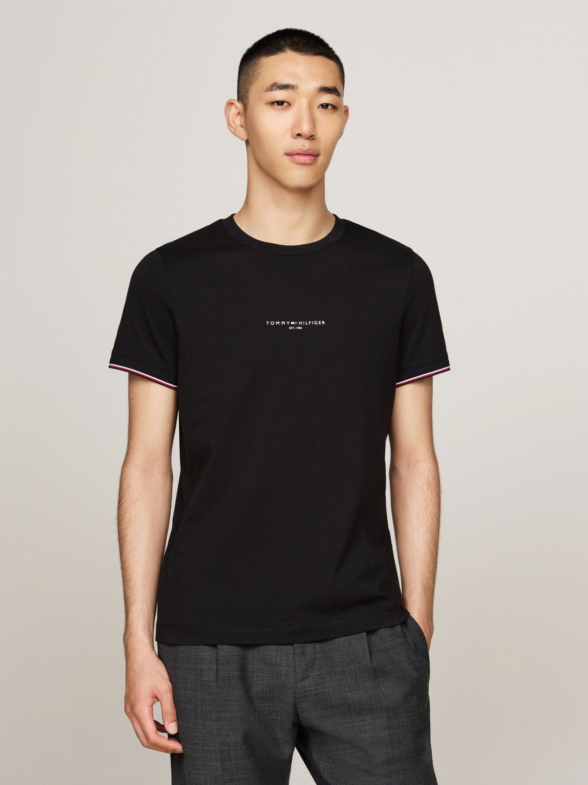 Tričko Tommy Hilfiger S/S T-Shirt Čierna | MW0MW32584BDS, 0