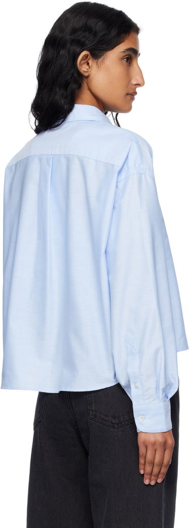 Košeľa A.P.C. A.P.C. Sophia Cropped Oxford Shirt Modrá | COECK-F12632, 2