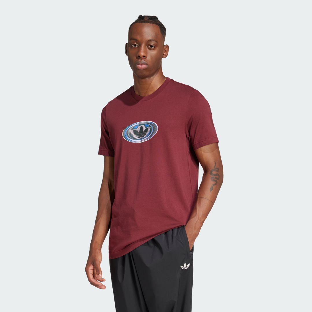 Tričko adidas Originals 90s Logo Vínová | JM0481, 0