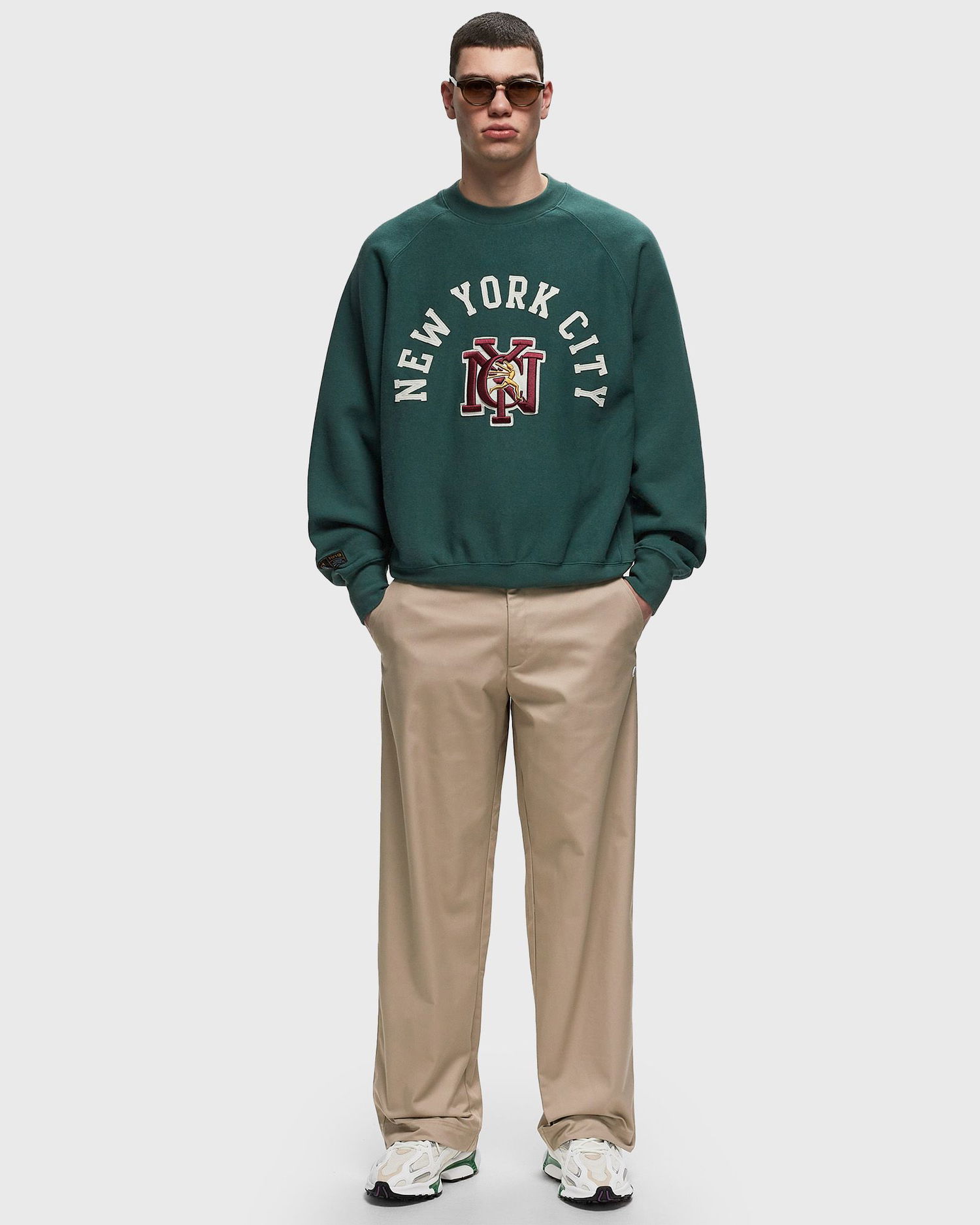 Nohavice Champion Straight Hem Pants Béžová | 220013-DUN, 1