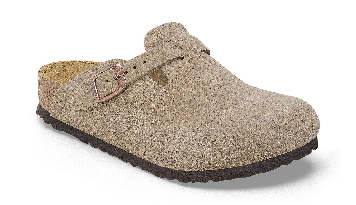 Tenisky a topánky Birkenstock Boston Kids Suede Leather Narrow Fit Clog Béžová | 1027875, 1
