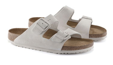 Tenisky a topánky Birkenstock Arizona Soft Footbed Suede Leather Narrow Fit Biela | 1024516, 5