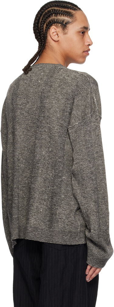 Sveter Maison Margiela Maison Margiela V-Neck Sweater Šedá | S50HN0012 M13097, 2