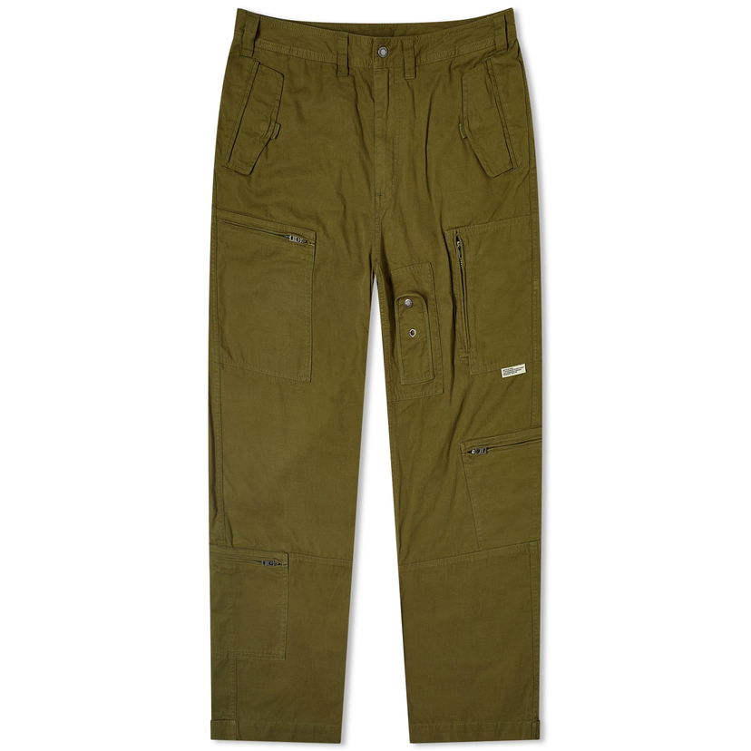 Cargo nohavice thisisneverthat Flight Cargo Pant Zelené | TN241WPARP03-KHK