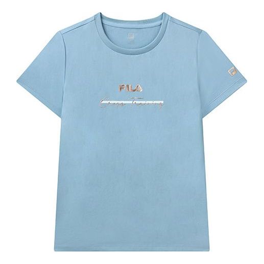 Tričko FILA FILA Athletics Logo Print T-Shirt Modrá | A11W121104F-BU, 0