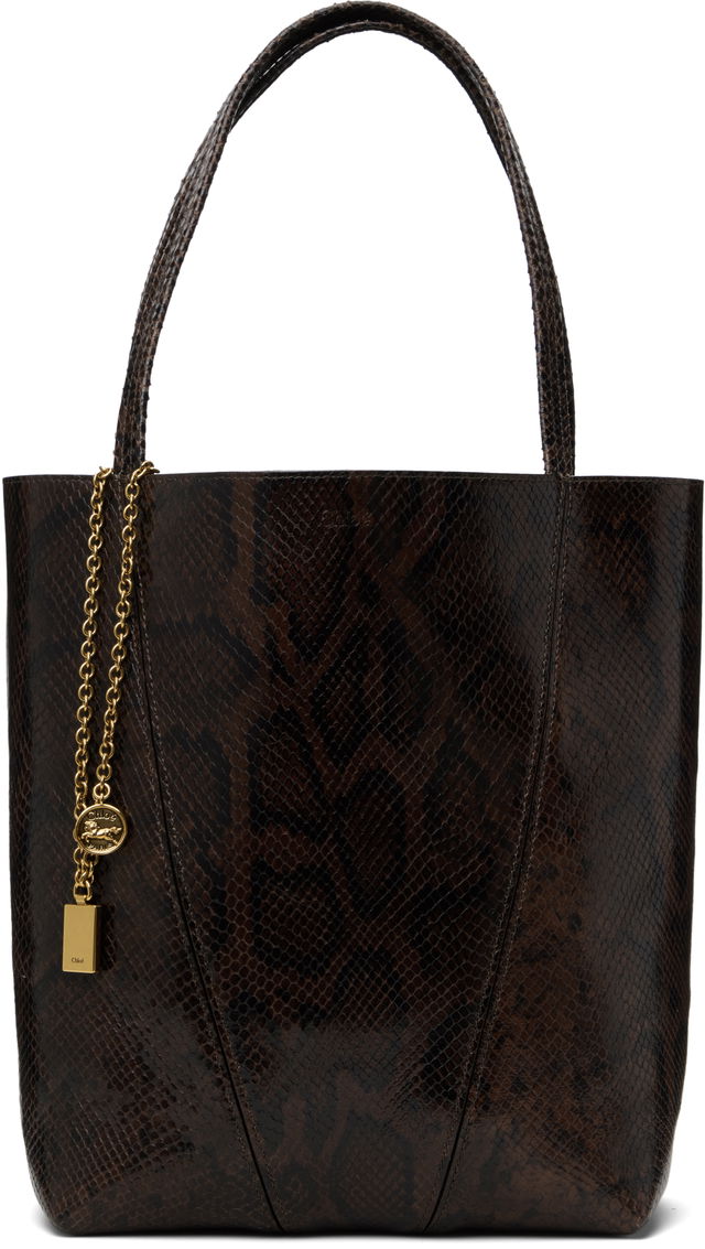 Chloé 'Spin' Snakeskin Tote