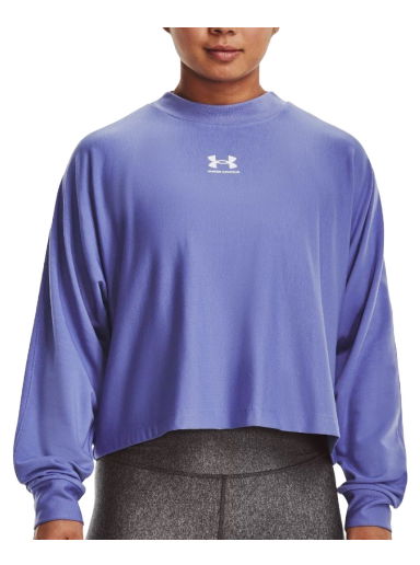 Mikina Under Armour Rival Terry Oversized Crew Neck Fialová | 1376995-495