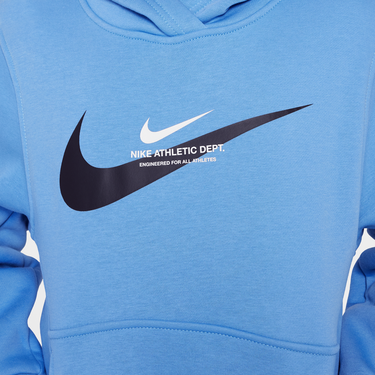 Mikina Nike Nike Sportswear Fleece Hoodie Modrá | HV6965-489, 4