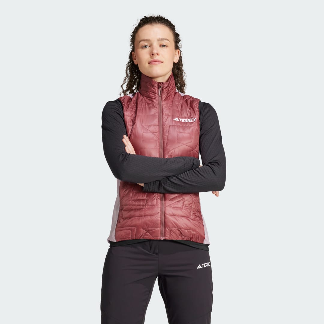 Vesta adidas Performance Terrex Xperior Varilite Hybrid PrimaLoft Vest Vínová | IW8894, 0