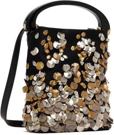 Kabelka Dries Van Noten Dries Van Noten Metallic Sequin Embellished Bag Čierna | 251-011522-696, 1