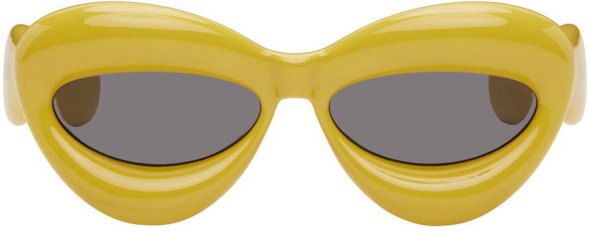 Slnečné okuliare Loewe Inflated Cat-Eye Sunglasses Žltá | LW40097I@5539A, 0