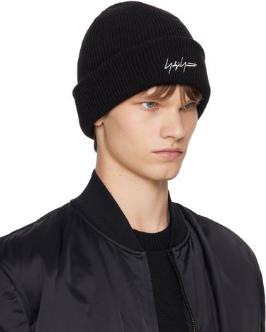 Kulicha Yohji Yamamoto Y-3 KURO Knitted Beanie by Yohji Yamamoto Čierna | JZ0908, 1