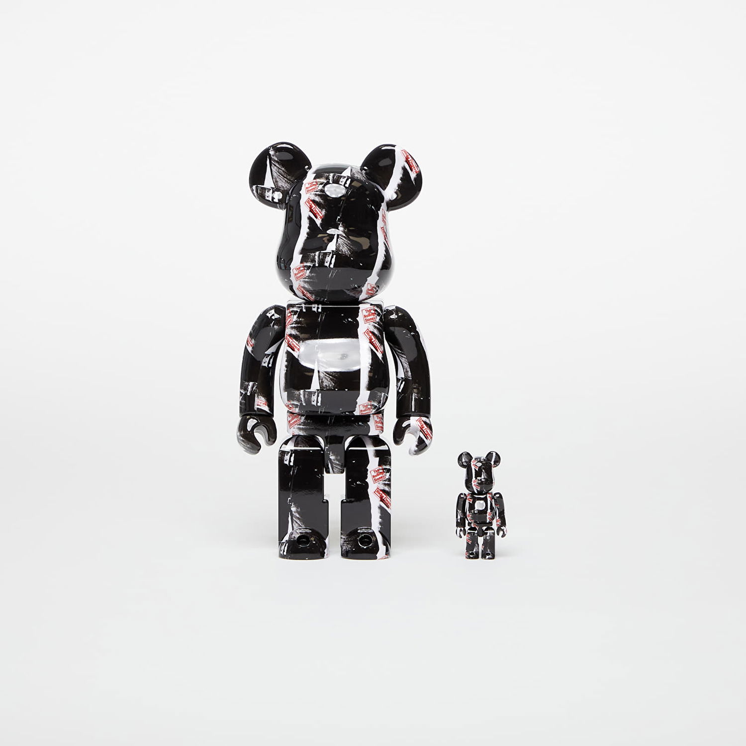 Zberateľské Medicom Toy BE@RBRICK Andy Warhol × The Rolling Stones Sticky Fingers 100% & 400% Set Čierna | MT_0034, 0