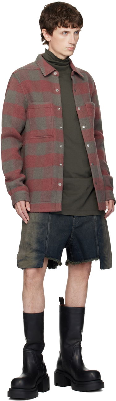 Košeľa Rick Owens Concordians Checked Wool Shirt Rôznofarebný | RU02E1744 WJP, 3