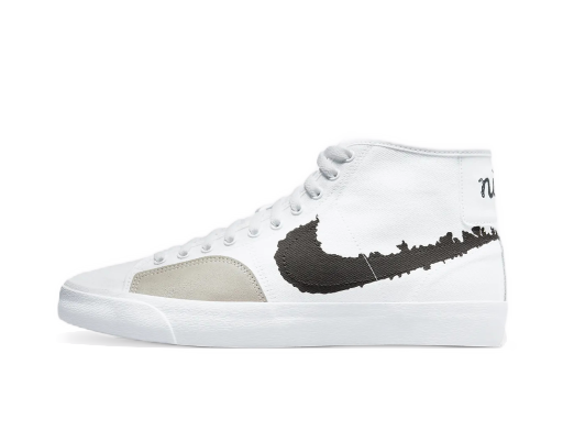 Skateboarding Nike SB Blazer Court Mid Biela | DM8553-100
