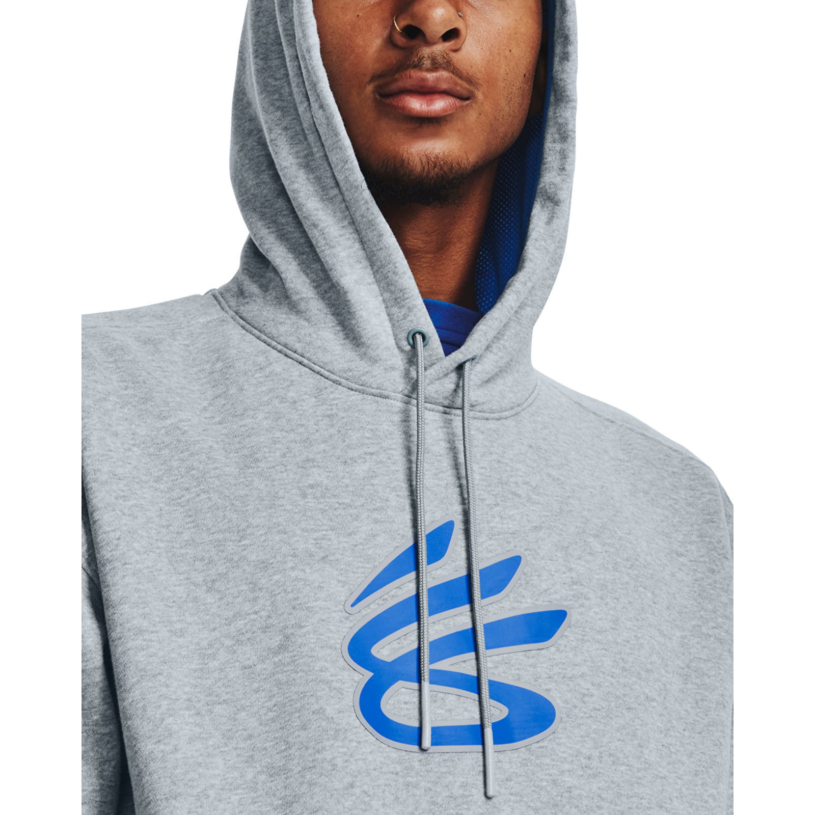 Curry Big Splash Po Hoodie Blue