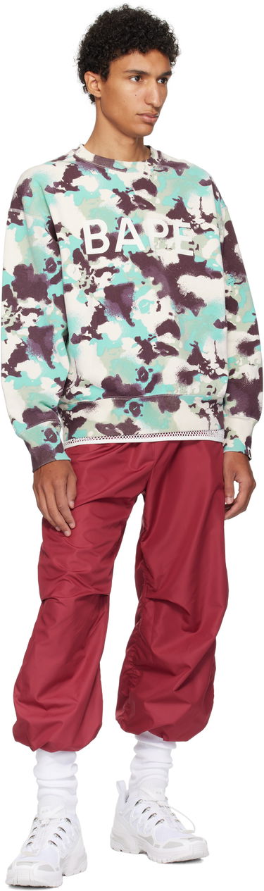 Mikina BAPE A Bathing Ape Map Camo Crewneck Sweatshirt Rôznofarebný | 001SWL301001M, 3