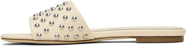 Doplnky Aeyde Aeyde Anna Studded Leather Sandals Béžová | A11-FS-BRNS08FL185-SS25-100-007, 2