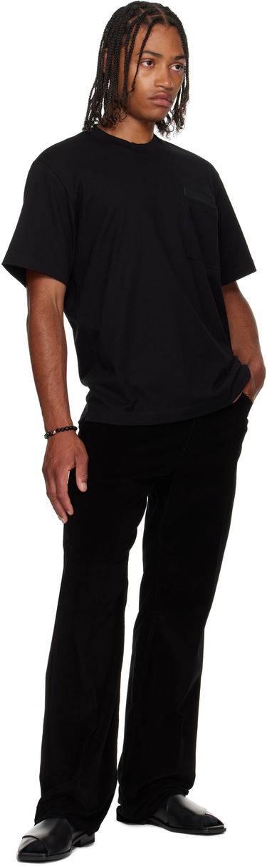 Tričko FERRAGAMO Ferragamo Pocket T-Shirt Čierna | 786361, 3
