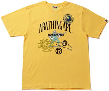 Tričko BAPE A Bathing Ape Archive Graphic #1 T-Shirt XL Žltá | 001TEI201013F-YEL, 0