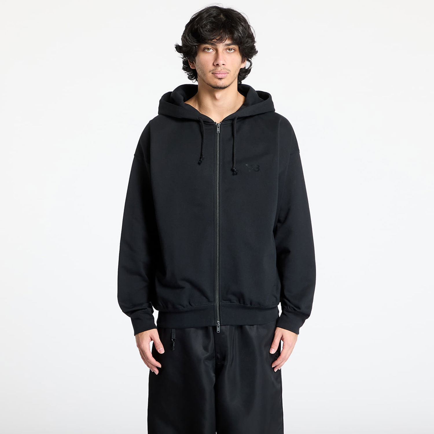 Mikina Y-3 Y-3 French Terry Zip Hoodie Čierna | JN4930, 0