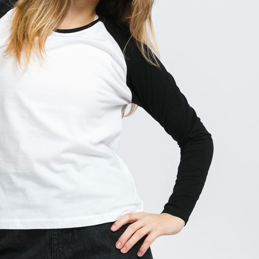 Contrast Raglan Top