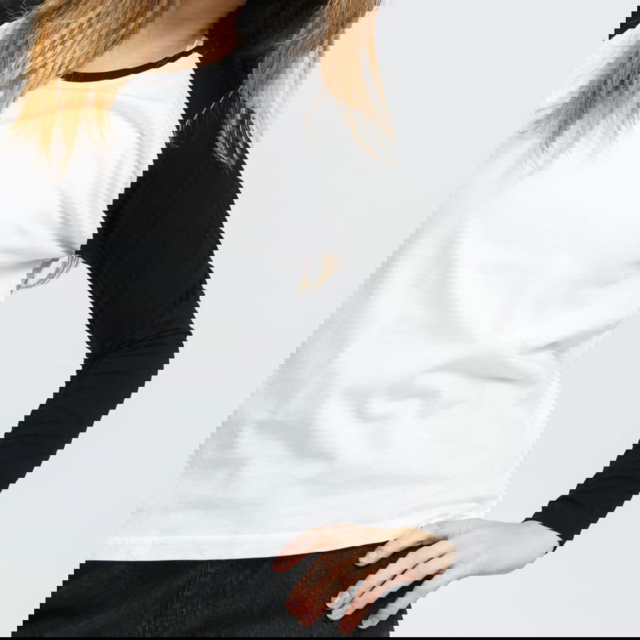 Tričko Urban Classics Contrast Raglan Top Biela | TB4539 white, 1
