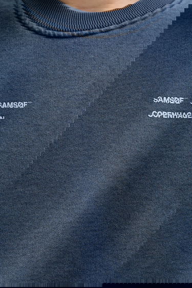 Mikina Samsoe Samsoe Samsoe Samsoe SAMARCUS Sweatshirt Modrá | M25200035, 4