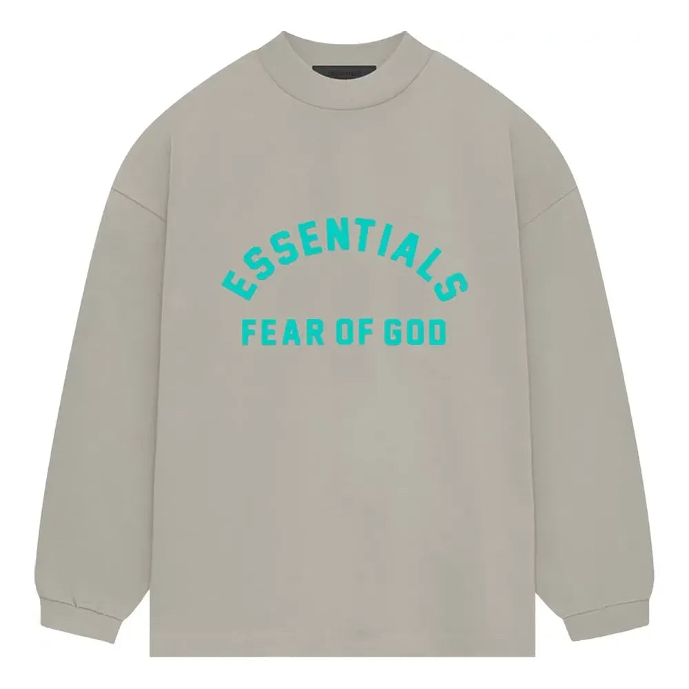 Mikina Fear of God Essentials Heavy Jersey Long-Sleeve T-shirt Šedá | 125SP242015F, 0