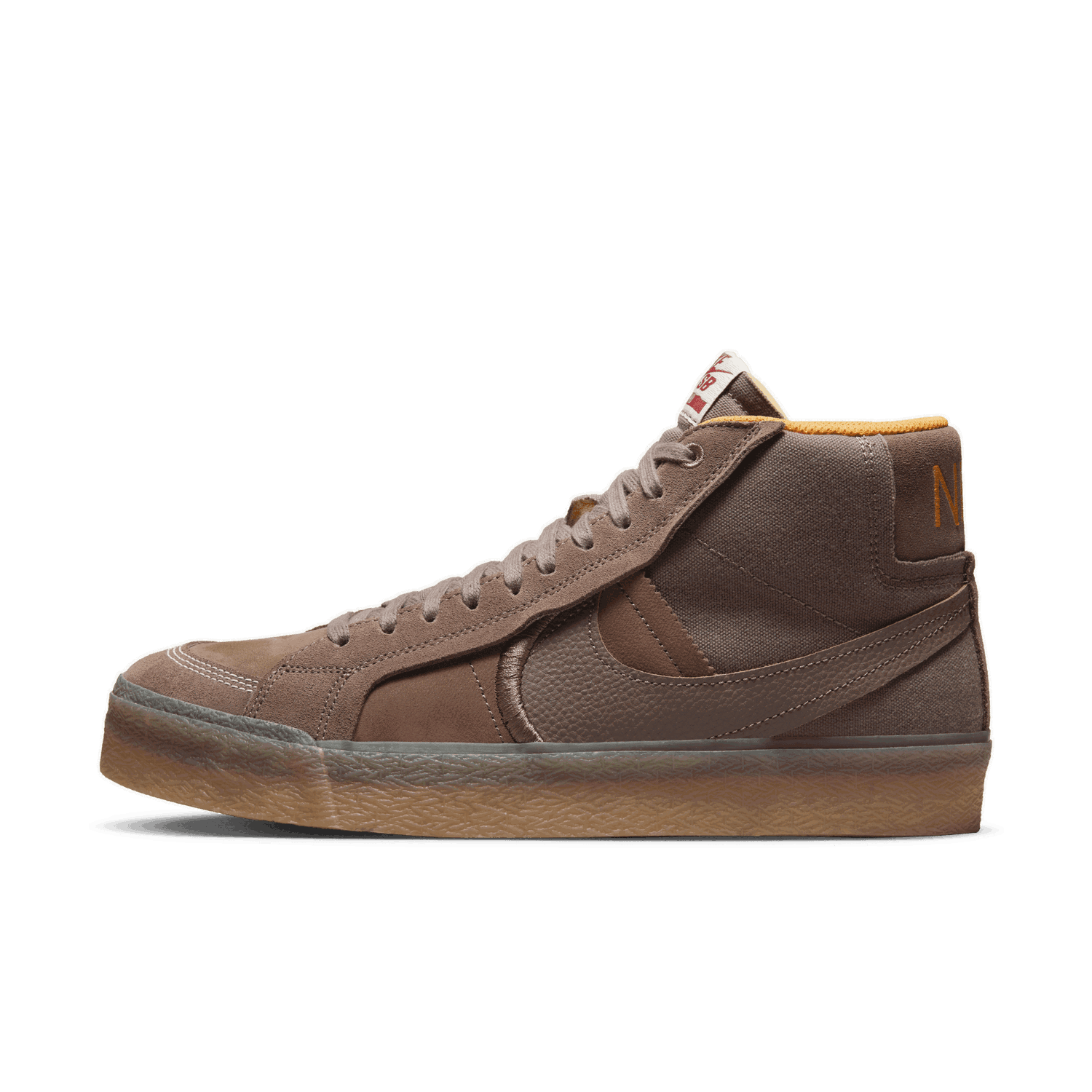 Tenisky a topánky Nike SB Blazer Mid Plus Plum Eclipse Kumquat Hnedá | DV5468-200, 0