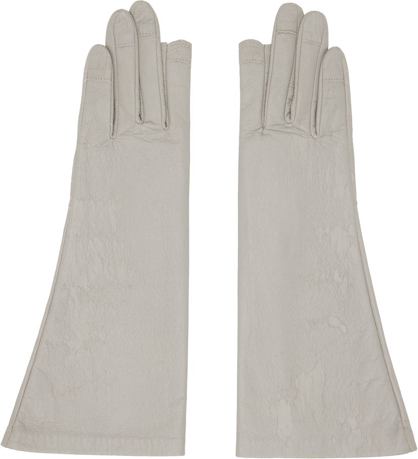 Rukavice Rick Owens Porterville Short Gloves Biela | RO02D3451 LBA