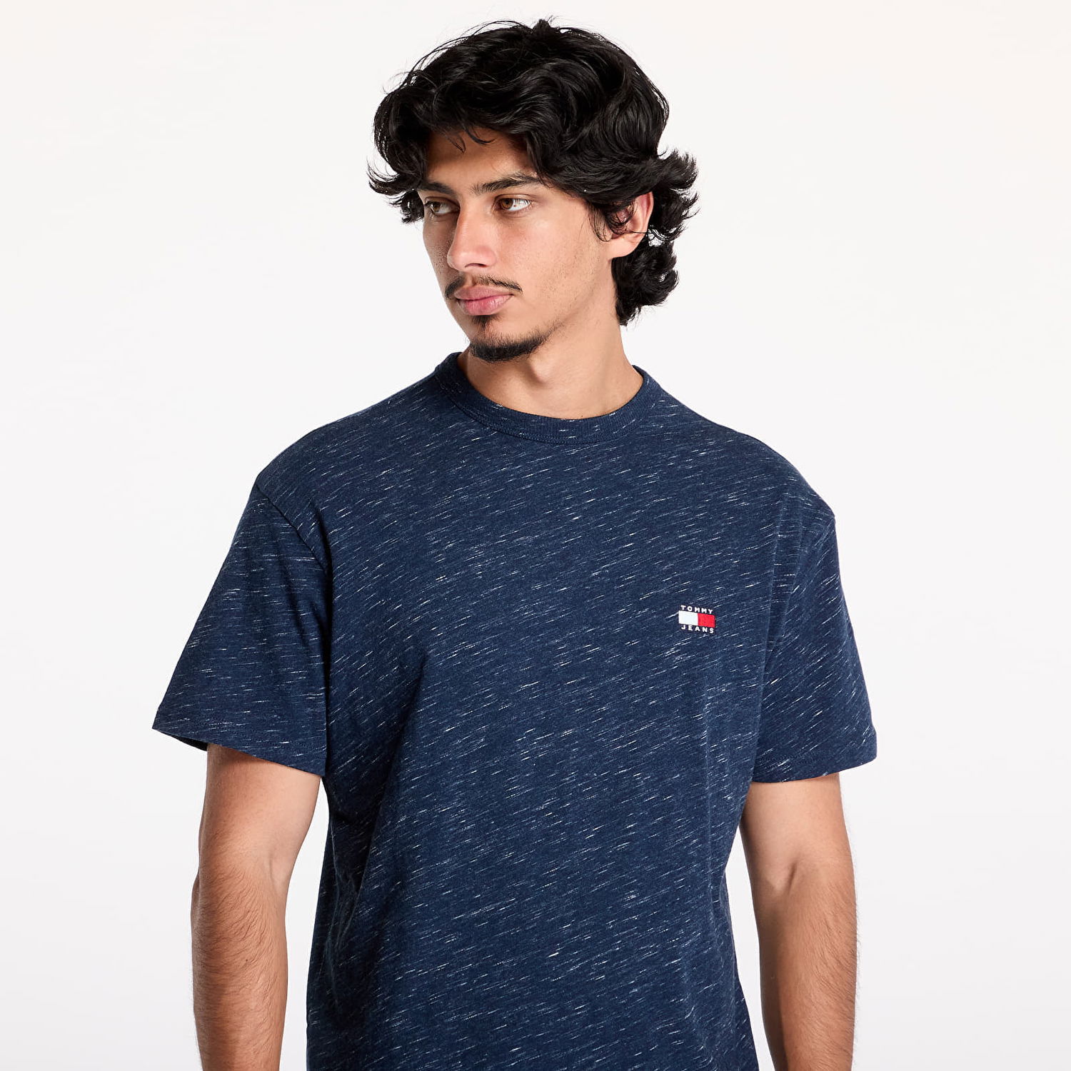 Tričko Tommy Hilfiger Badge Crew Neck T-Shirt Dark Night Navy Navy | DM0DM19736 C1G, 1