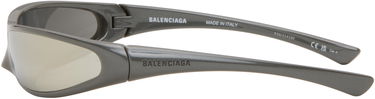 Slnečné okuliare Balenciaga Balenciaga Blade Rectangle Sunglasses Šedá | BB0383S-004, 4