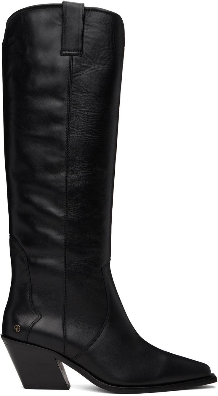 Oblečenie Anine Bing ANINE BING Tania Tall Boots Čierna | A-14-4142-000, 0