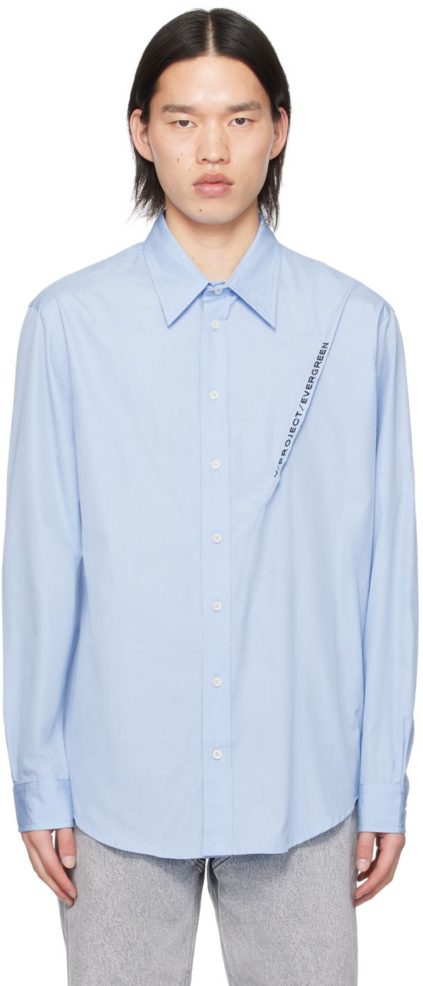 Košeľa Y/PROJECT Shirt Pinched Seam Modrá | 201SI010, 0