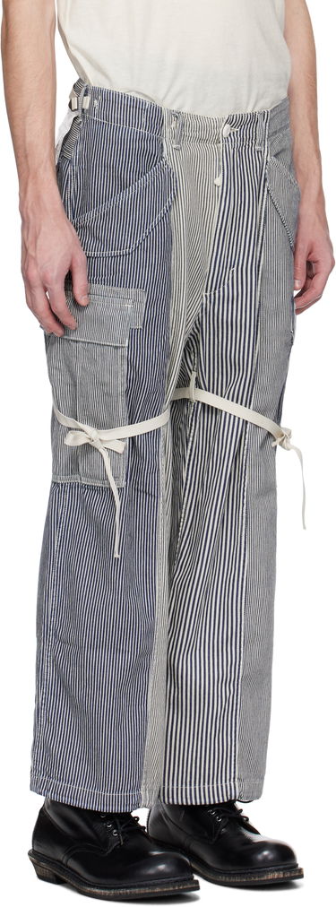 Cargo nohavice R13 R13 Cropped Cargo Pants Modrá | R13MD320-D212A, 1