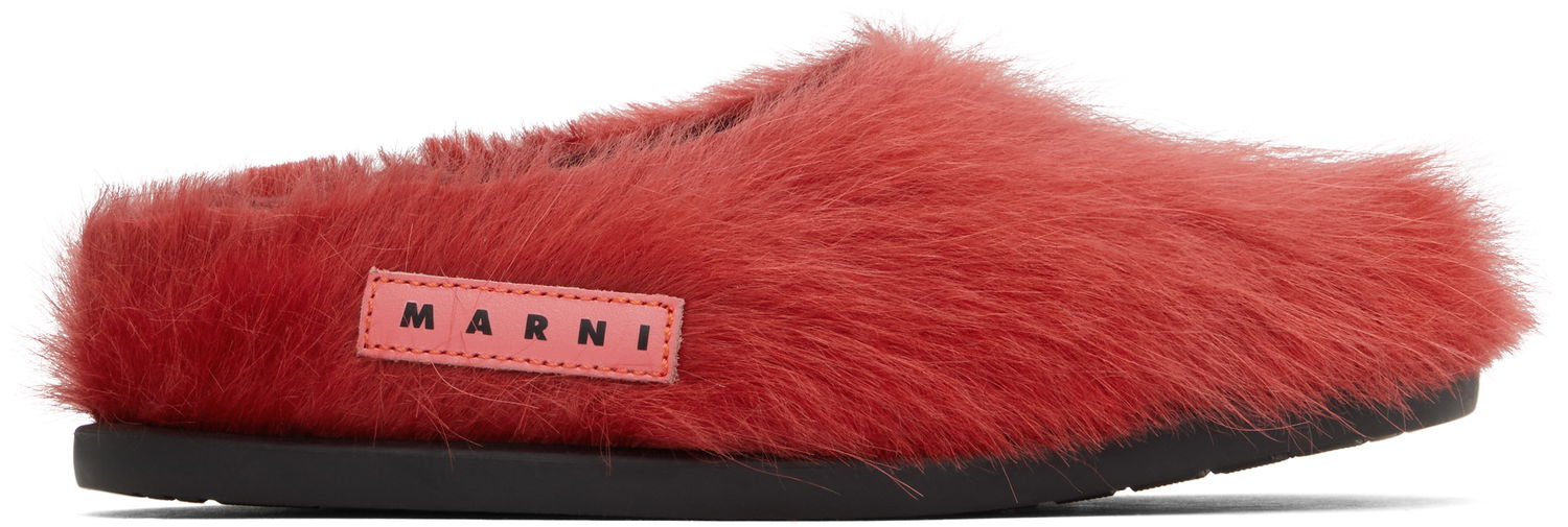Oblečenie Marni Marni Fussbett Sabot Mules Červená | 75333, 0
