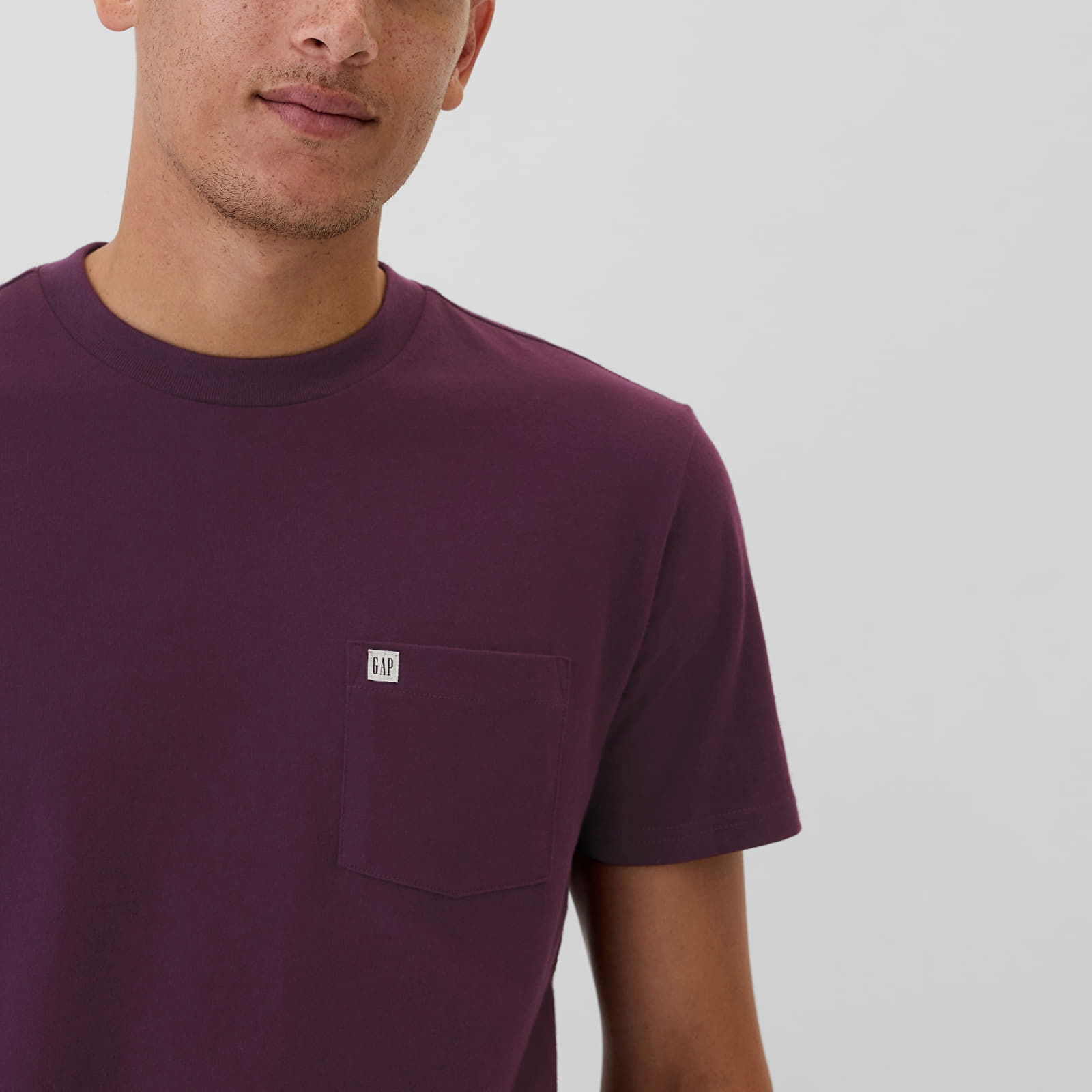 T-shirt Logo Pocket Tee Purple Ray L