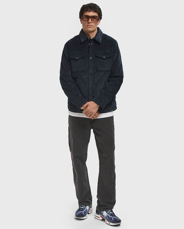 Bunda WOOLRICH Alaskan Corduroy Quilted Shirt Jacket Navy | CFWOOS2014MRUT5017-3989, 2
