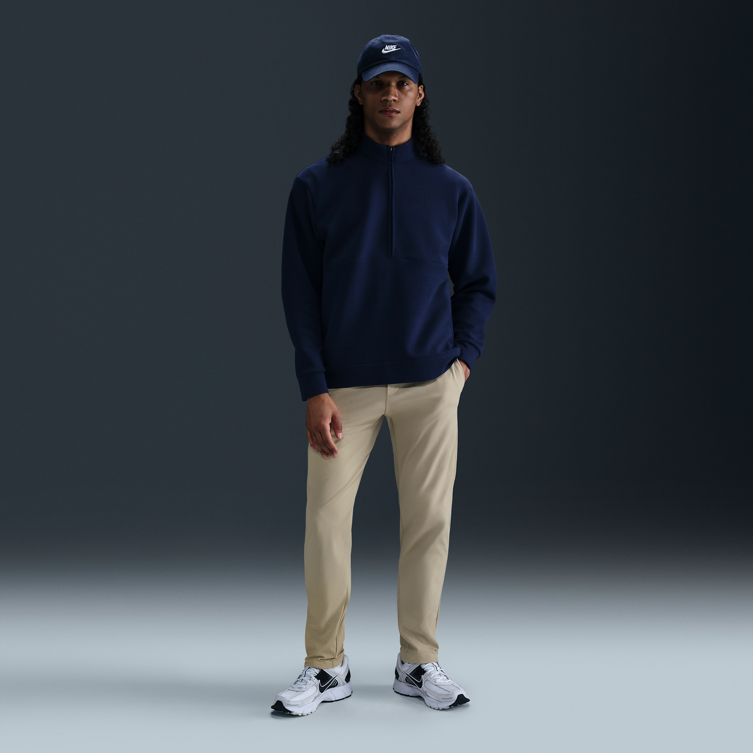 Sveter Nike 24.7 PerfectStretch Dri-FIT Slim Fit Chino Pants Navy | HQ6918-251, 0