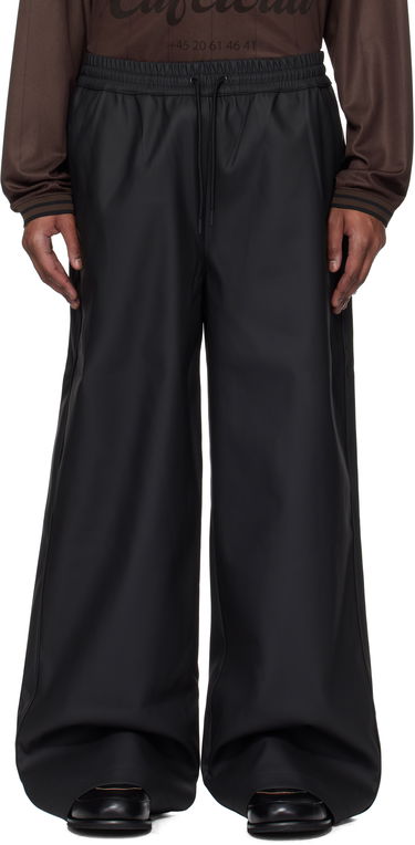 Nohavice Han Kjøbenhavn Relaxed Rubber Track Trousers Čierna | M-134392, 0
