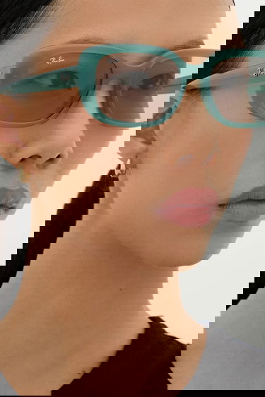 Slnečné okuliare Ray-Ban Rectangular Frame Sunglasses Tyrkysová | 0RB4421D, 2