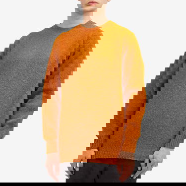 Sveter YMC YMC Suedehead Crew Knit Oranžová | P8XAA-80, 2