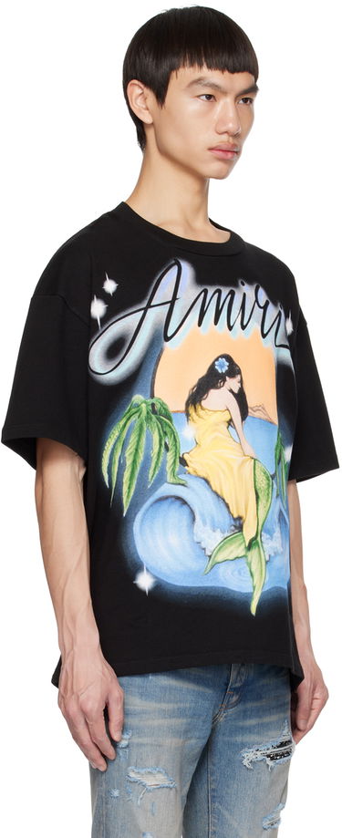 Tričko AMIRI AMIRI Mermaid Graphic T-Shirt Čierna | PF23MJG002-001, 1