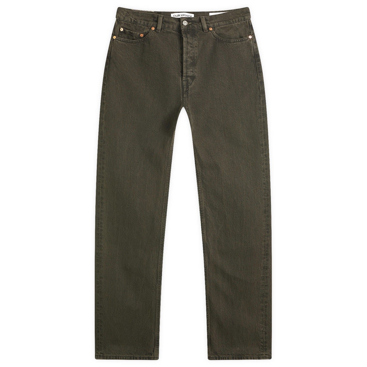 Džínsy OUR LEGACY Our Legacy First Cut Jeans, Size 34 Zelené | M2255FO, 1